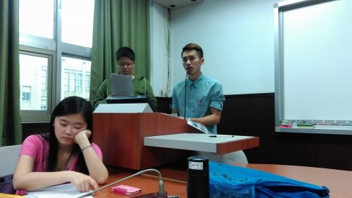 104學年度碩士班專題發表seminar